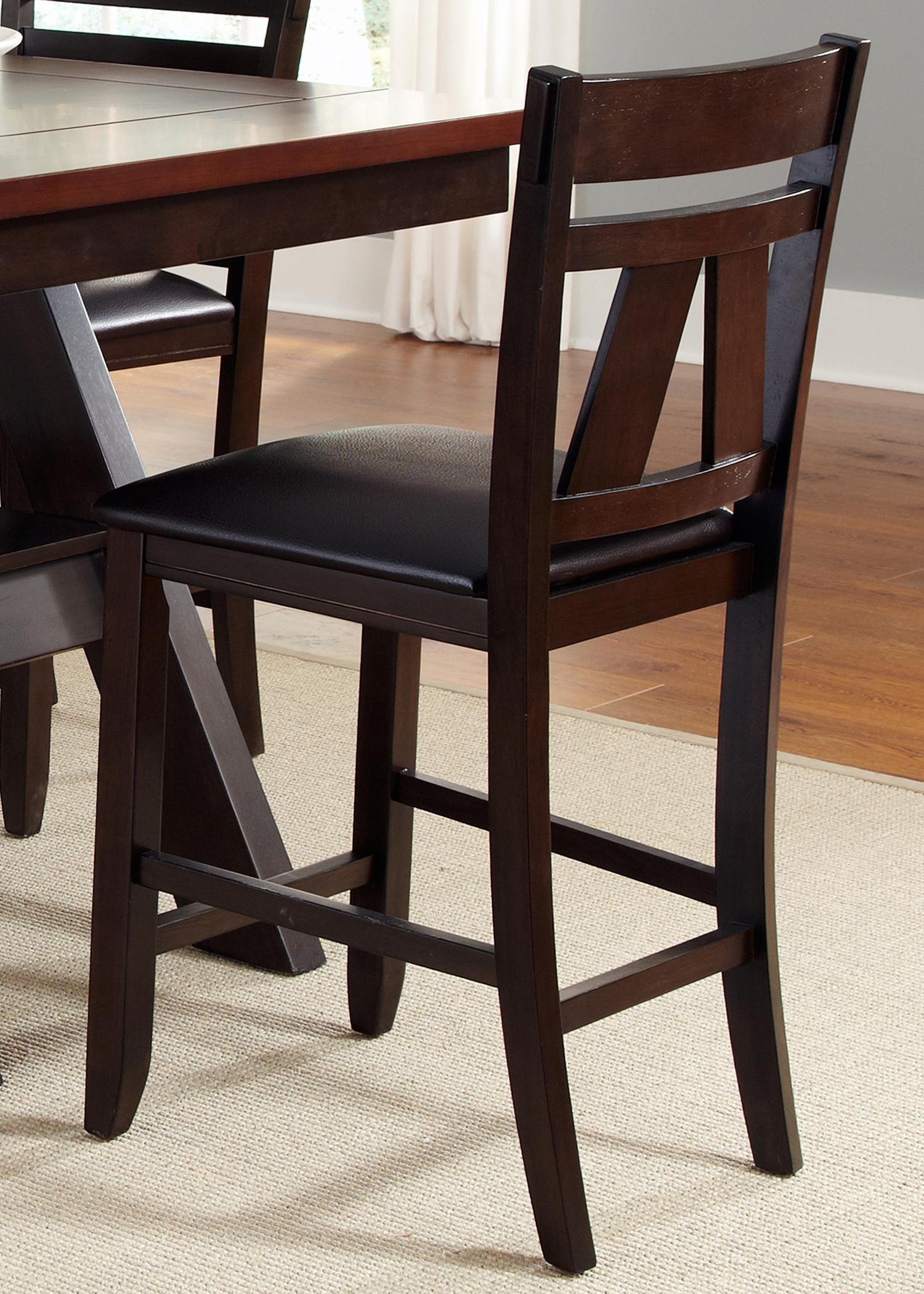 Libby Lawson Splat Back Counter Chair with Upholstered Seat Walker's